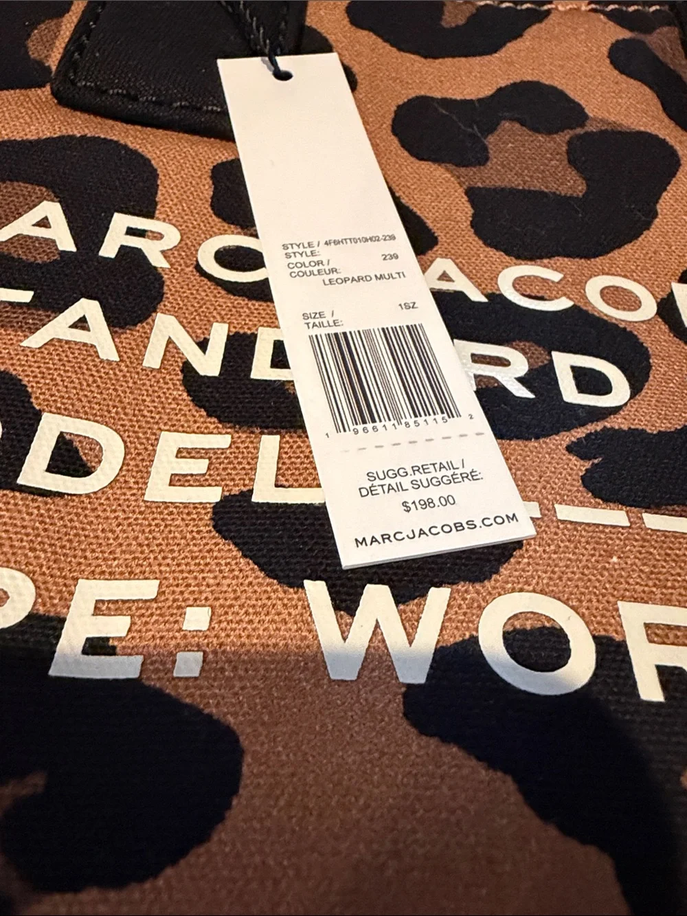 Marc Jacobs Leopard-Print Bag